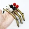 Metal Bag Handles Kiss Clasp